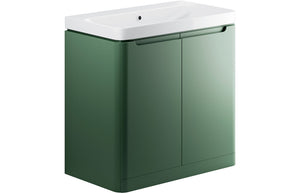 TURNBERRY 800mm 2 Door Floor Standing Basin Unit - Matt Grey