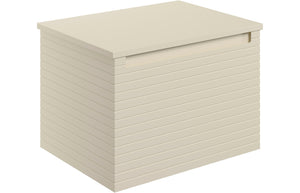 BARASSIE 600mm Wall Hung 1 Drawer Basin Unit & Worktop - Matt Cotton