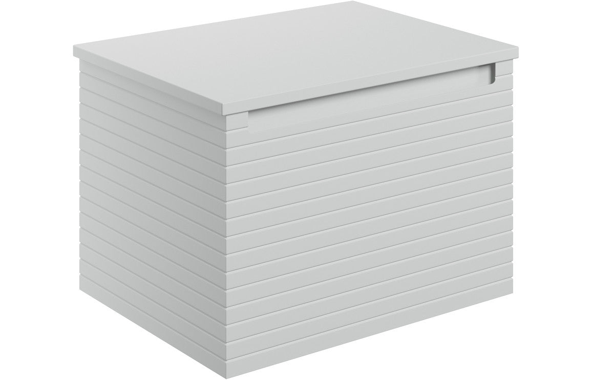 BARASSIE 600mm Wall Hung 1 Drawer Basin Unit & Worktop - Matt Cotton