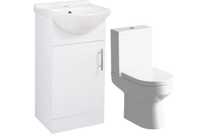 DUNBAR 450mm Vanity & C/C Toilet Pack