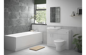 DUNBAR Full Suite with Rimless BTW WC & Single End Bath