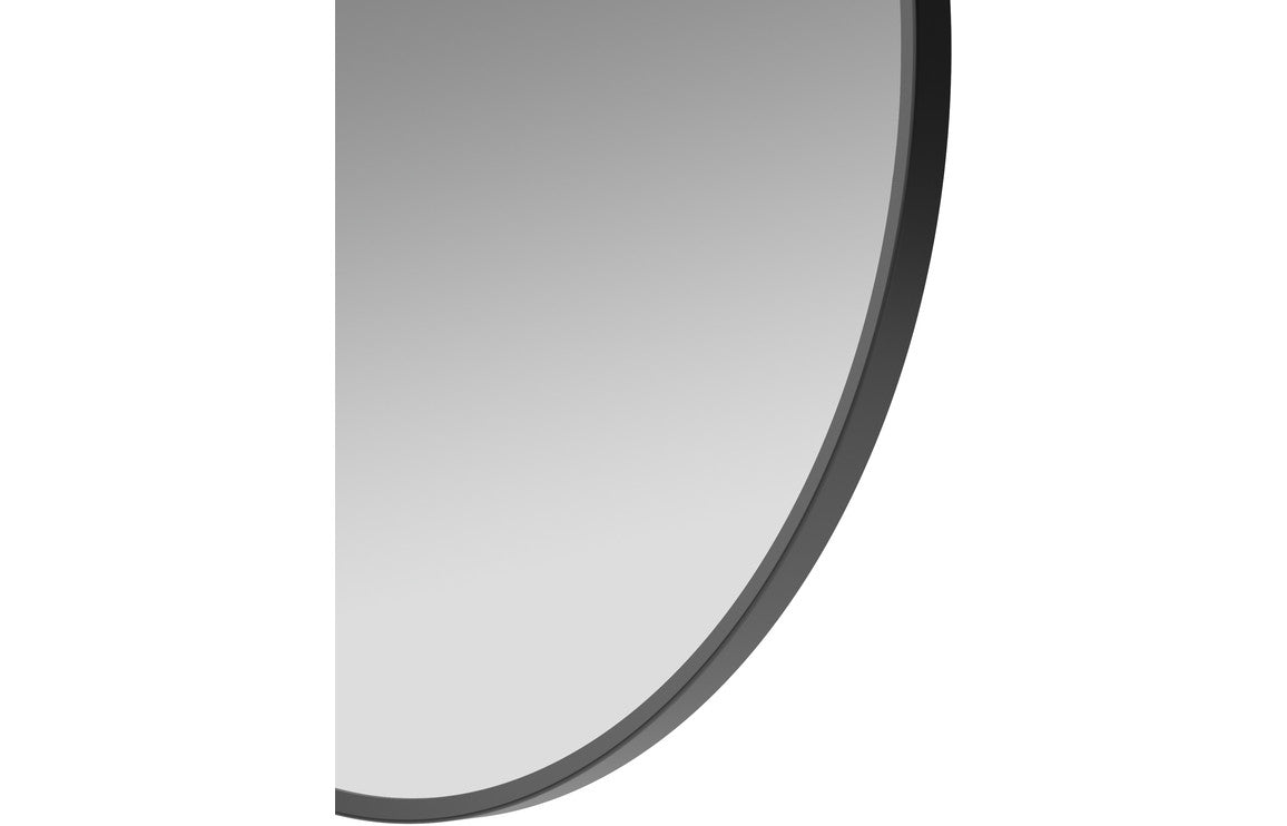 COSMIC 600mm Round Mirror - Matt Black