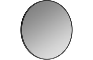 COSMIC 600mm Round Mirror - Matt Black