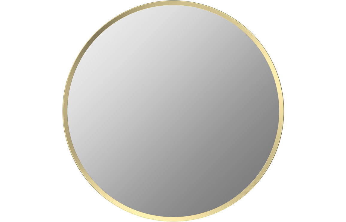 COSMIC 600mm Round Mirror - Brushed Brass
