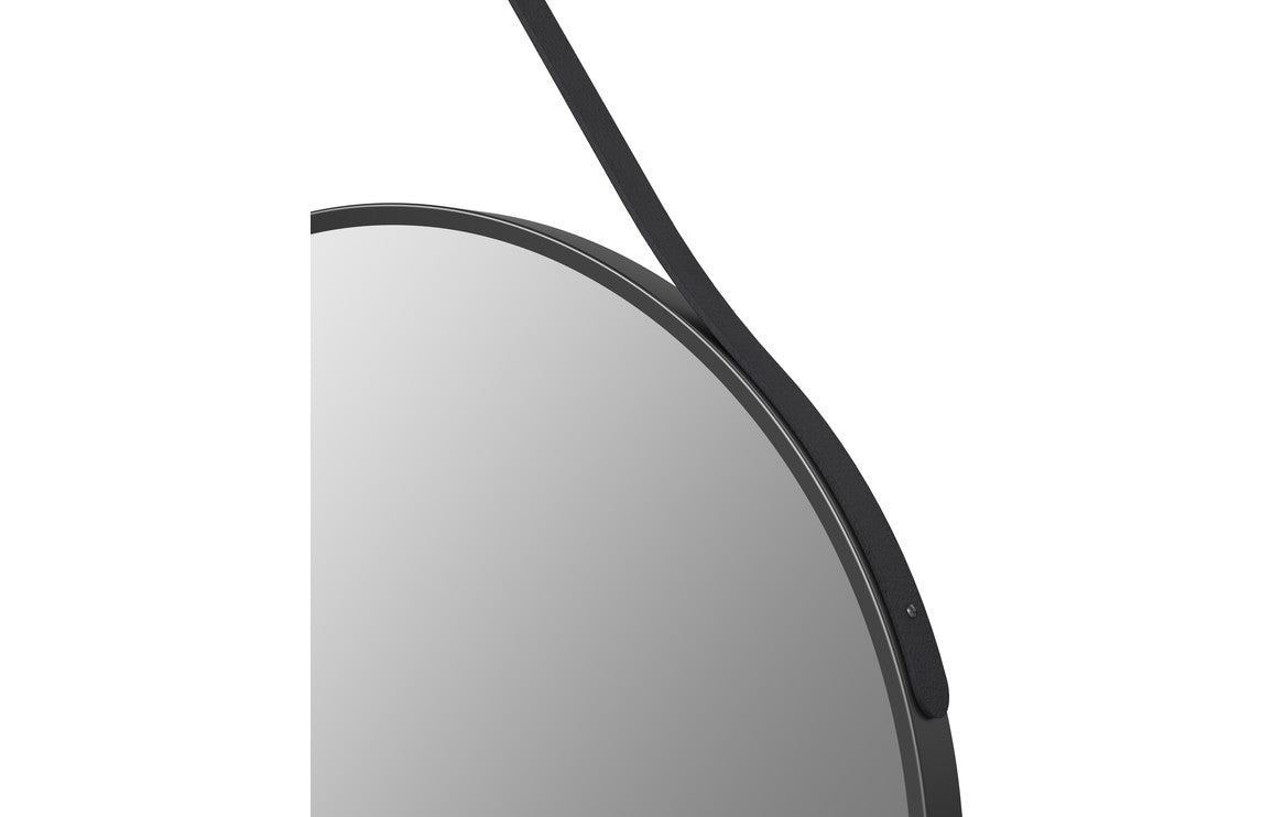 ASPECT 600mm Round Mirror - Matt Black