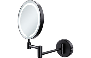 VIEWPOINT Round LED Cosmetic Mirror - Black