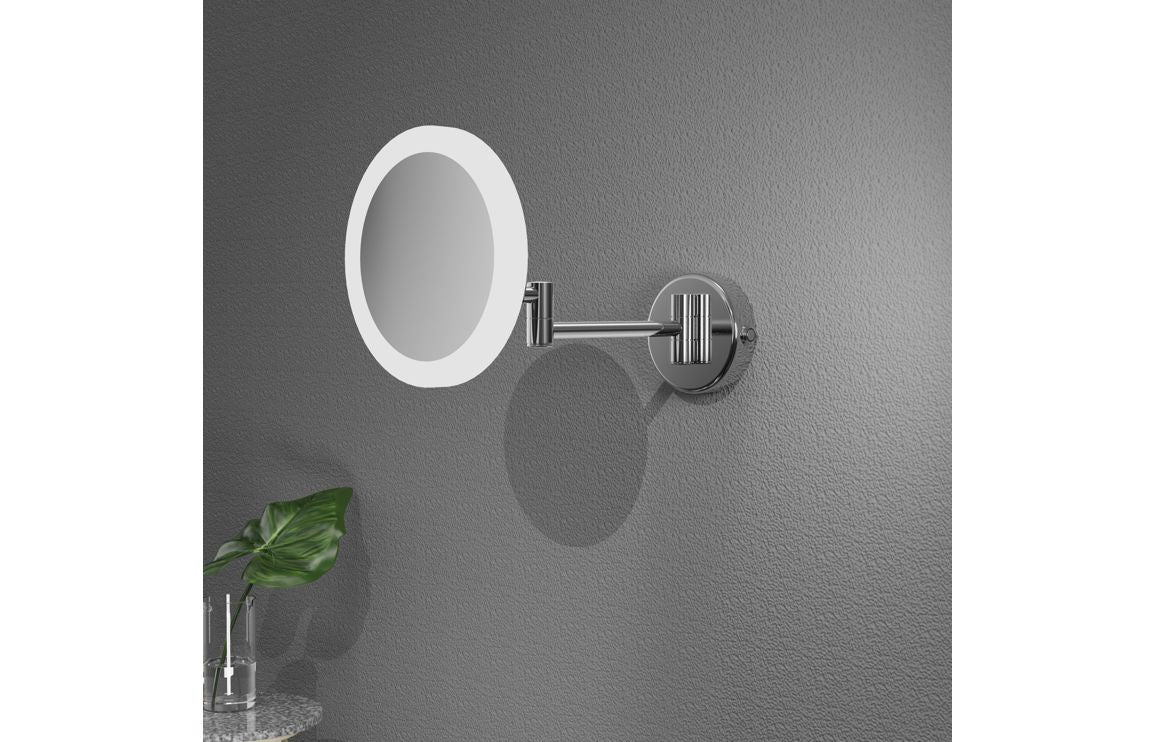 REVEAL Round LED Cosmetic Mirror - Frameless