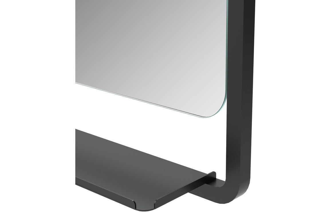 VIVID 500mm Rectangle Mirror w/Shelf