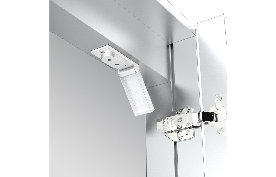 TWILIGHT 600mm 2 Door Front-Lit LED Mirror Cabinet