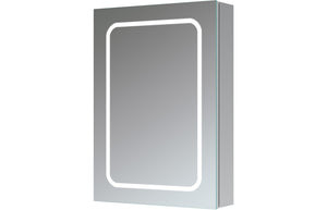 ECHO 500mm 1 Door Front-Lit LED Mirror Cabinet