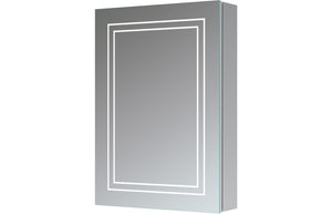 FOCUS 500mm 1 Door Front-Lit LED Mirror Cabinet