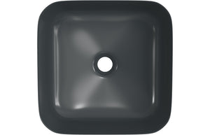 CADDY 400mm Ceramic Square Washbowl & Waste - Matt