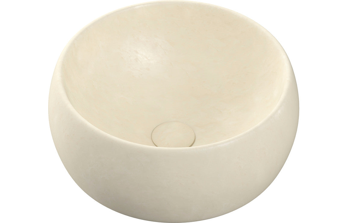 BOWL 400mm Ceramic Washbowl - Stone Effect