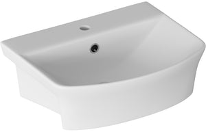 LOMOND 500x400mm 1TH Semi Recessed Basin