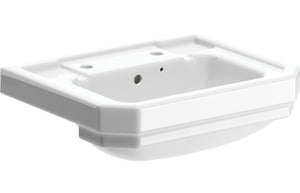 CLYDE 495x445mm 2TH Semi Recessed Basin