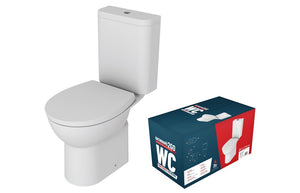 TO GO Close Coupled Rimless WC & Soft Close Seat