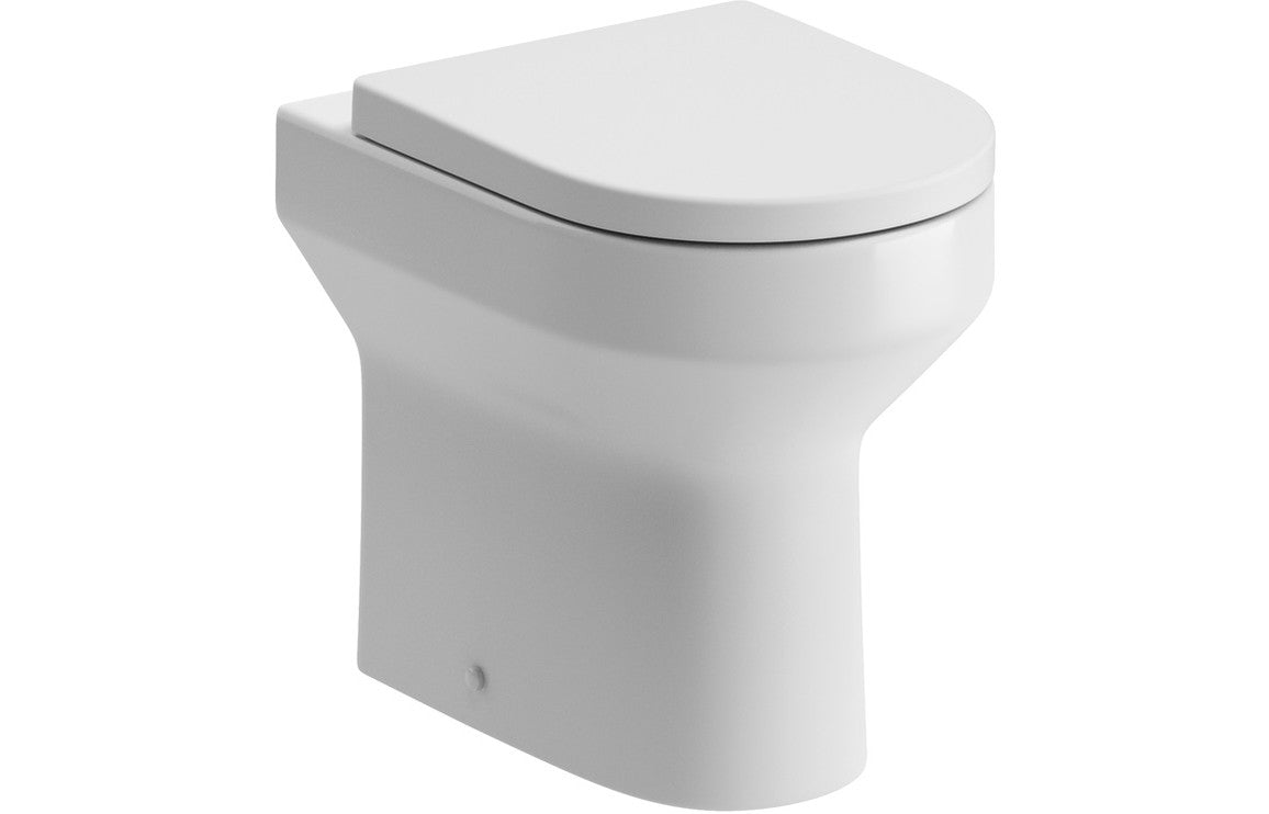 KEARNEY Rimless Back To Wall Comfort Height WC & Soft Close Seat