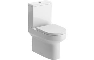KEARNEY Rimless Close Coupled Fully Shrouded WC & Soft Close Seat