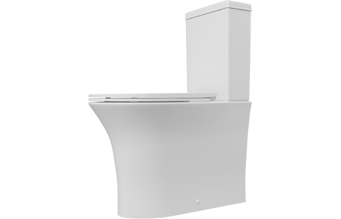 LOMOND Rimless Close Coupled Fully Shrouded WC & Soft Close Seat