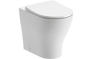 SOLWAY Rimless Back To Wall WC & Soft Close Seat
