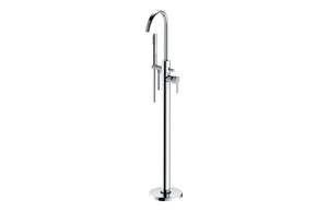 WYVIS Floor Standing Bath/Shower Mixer - Chrome