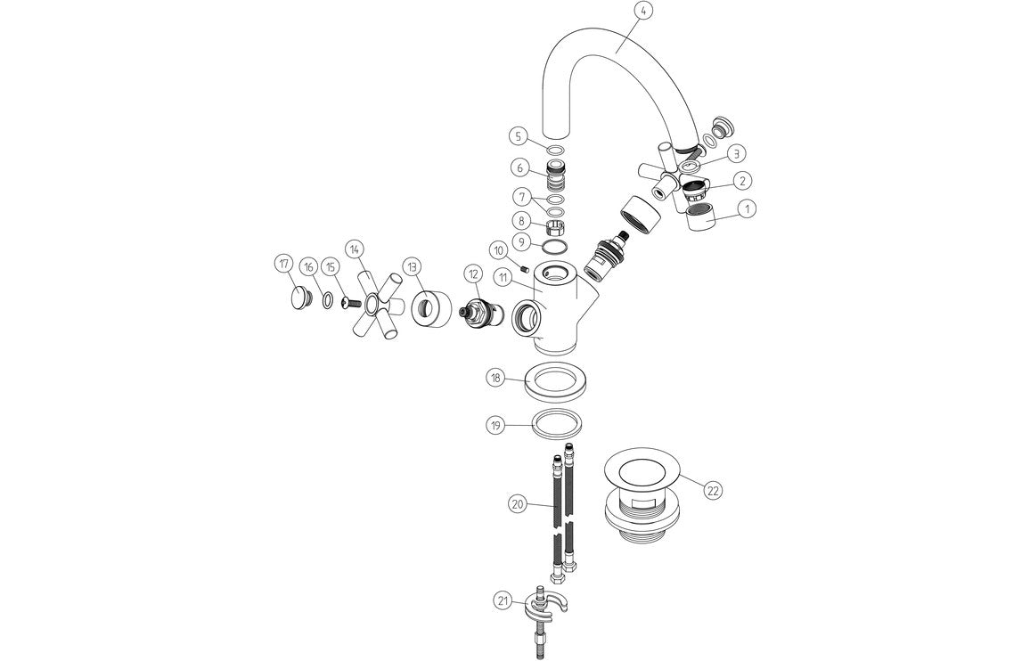 SPEY Basin Mixer - Chrome