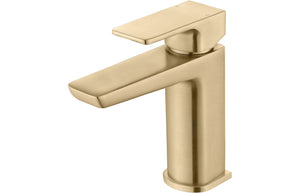 DEWAR Basin Mixer & Waste - Brushed Brass