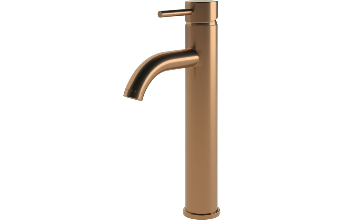 SCOTIA Tall Basin Mixer - Brushed Bronze