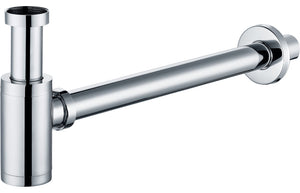 Modern Round Bottle Trap - Chrome