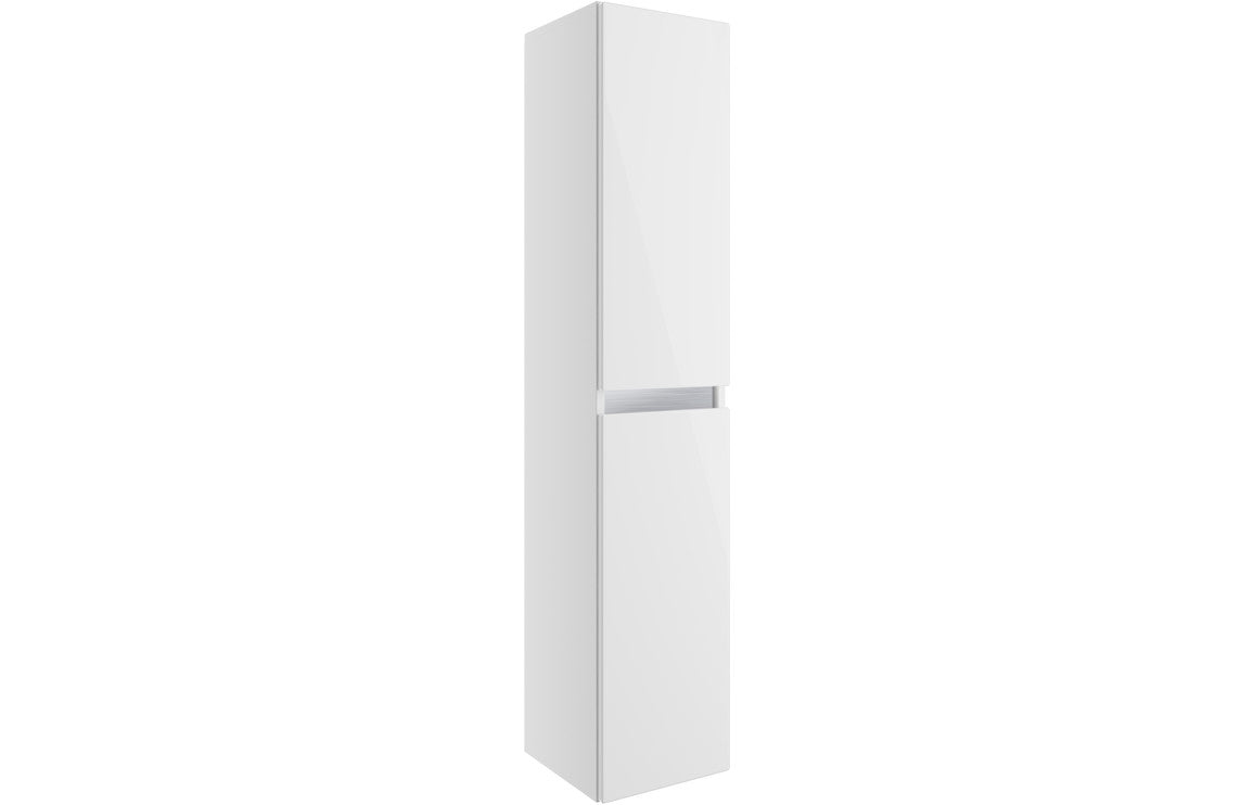 GRANGE 300mm 2 Door Wall Hung Tall Unit - White Gloss