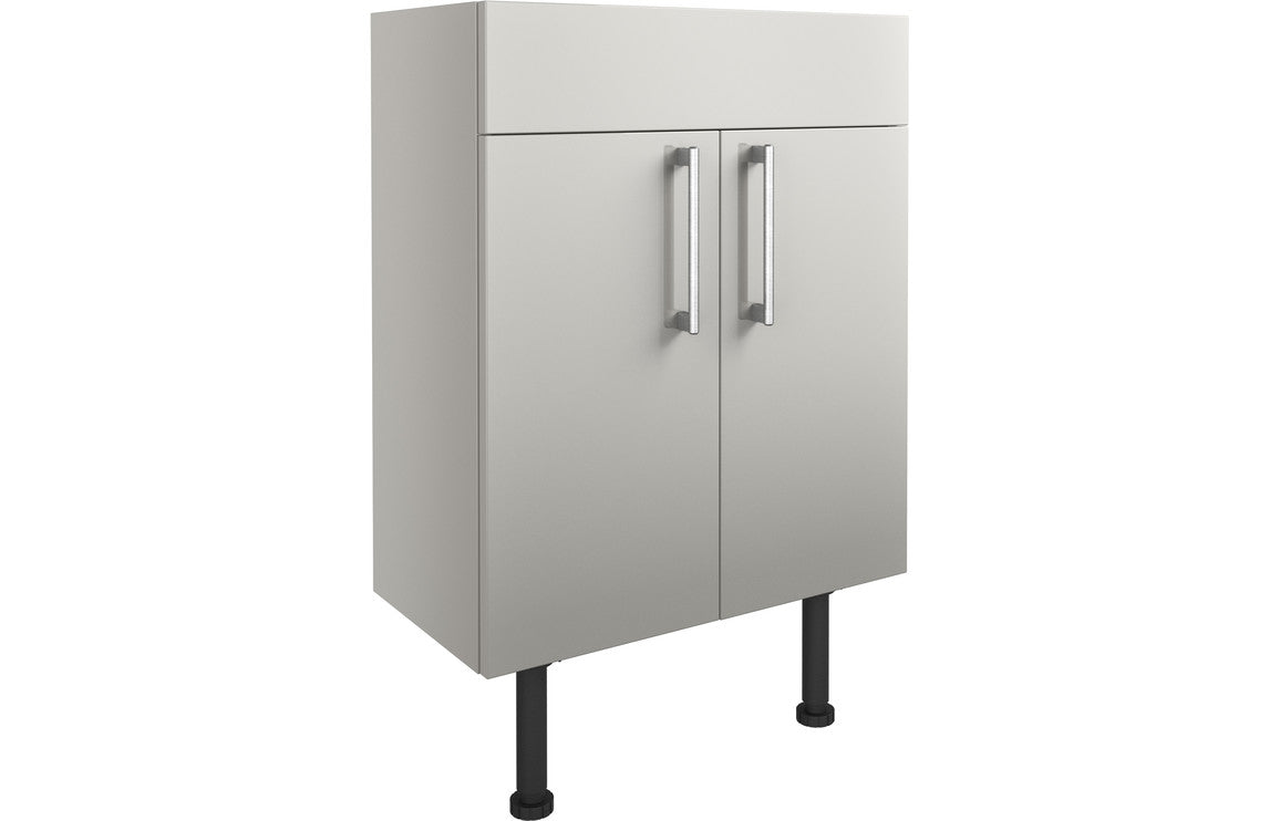 ROWALLAN 600mm Basin Unit - Light Grey Gloss