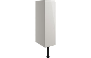 ALLOWAY 200mm Toilet Roll Holder - Pearl Grey Gloss
