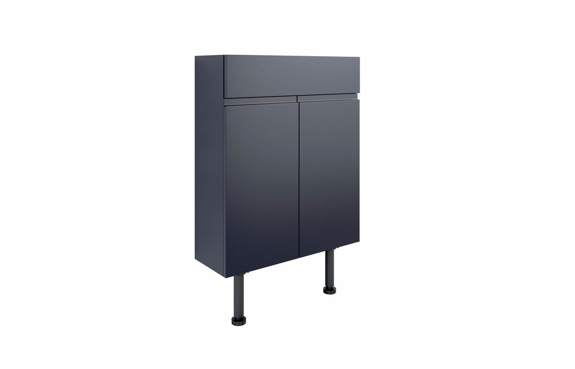 ALLOWAY 600mm Slim 2 Door Basin Unit - Matt Indigo Blue