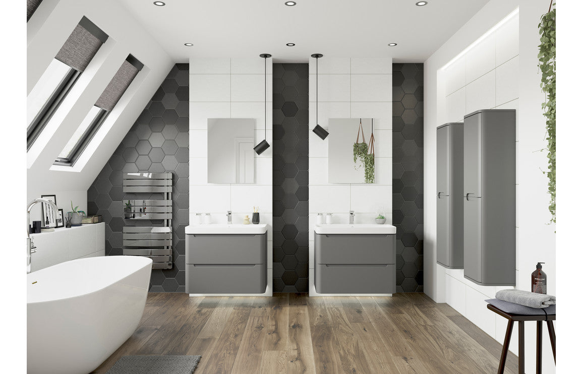 TURNBERRY 550mm Floor Standing WC Unit - Matt Grey