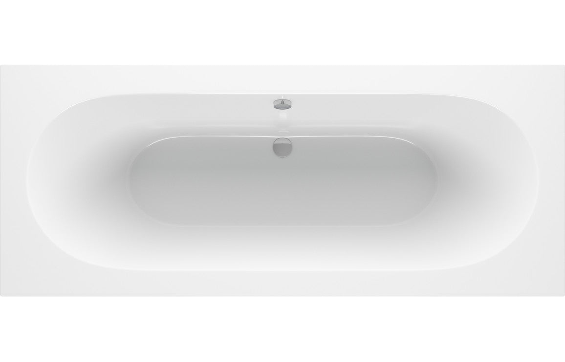 FRESH Round Double End 1800x800x550mm 0TH Bath with Legs
