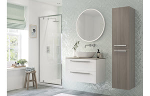 SAPPHIRE 900mm Pivot Door - Chrome