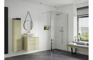 DIAMOND Optional 330mm Rotatable Wetroom Panel (Retrofit) - Chrome