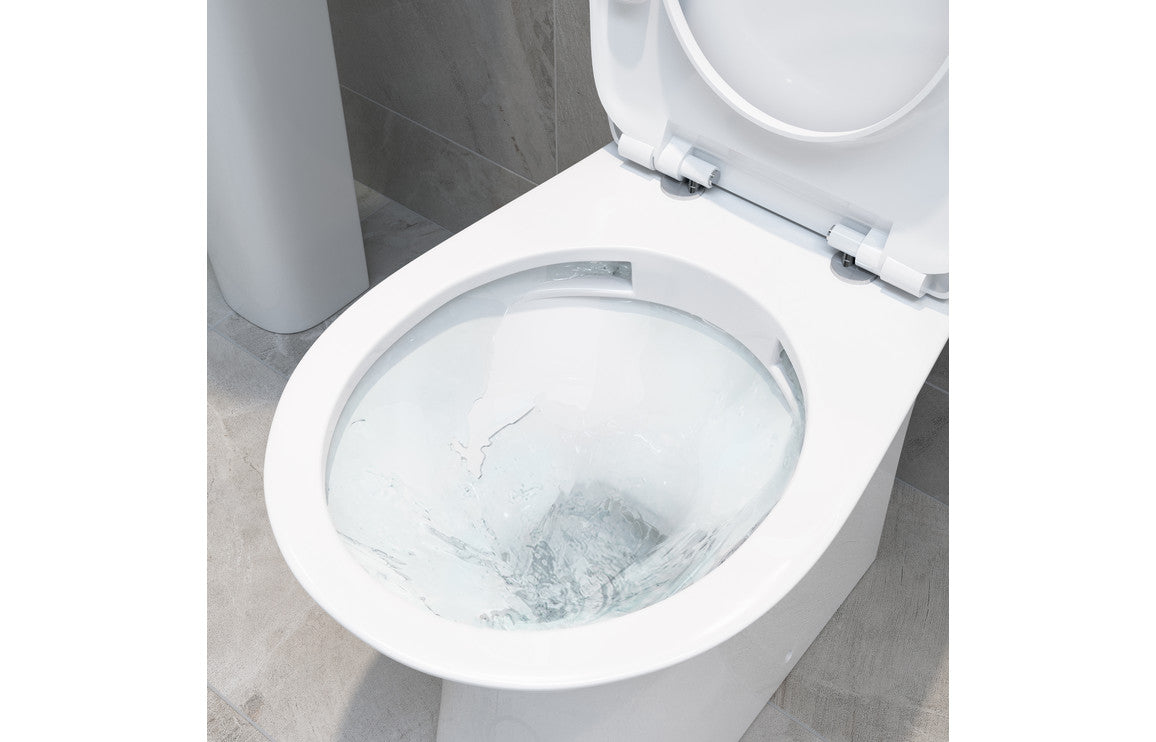 LOMOND Rimless Back To Wall WC & Soft Close Seat
