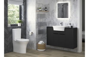 LOMOND 500x400mm 1TH Semi Recessed Basin