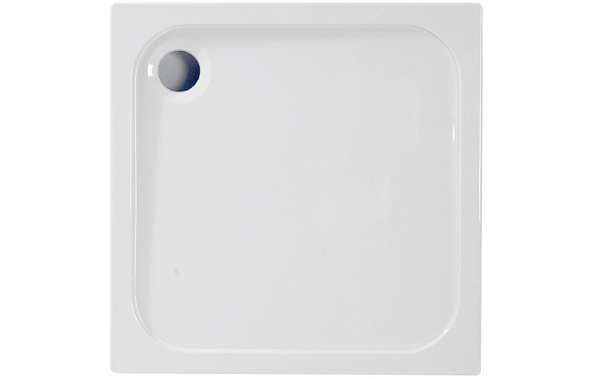 45mm Low Profile 700x700mm Square Tray & Waste