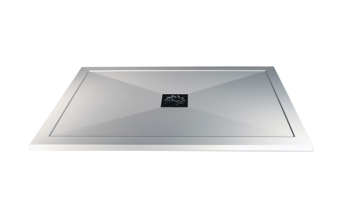 Ultra-Slim Tray Waste & Cover - Chrome