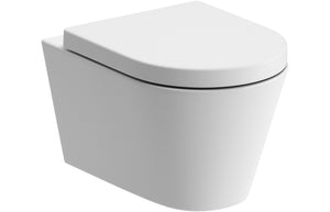ORKNEY Rimless Wall Hung WC & Soft Close Seat