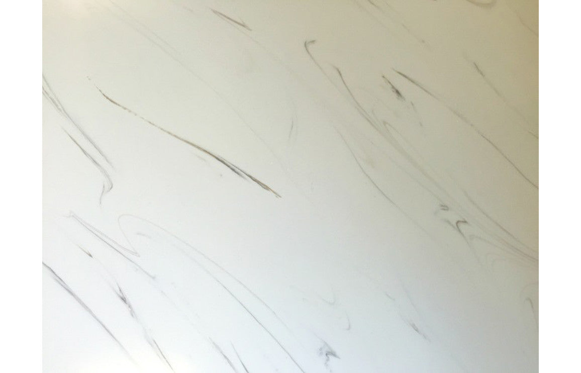 Solid Slim Surface 1820x330x12mm Worktop - Calacatta Marble