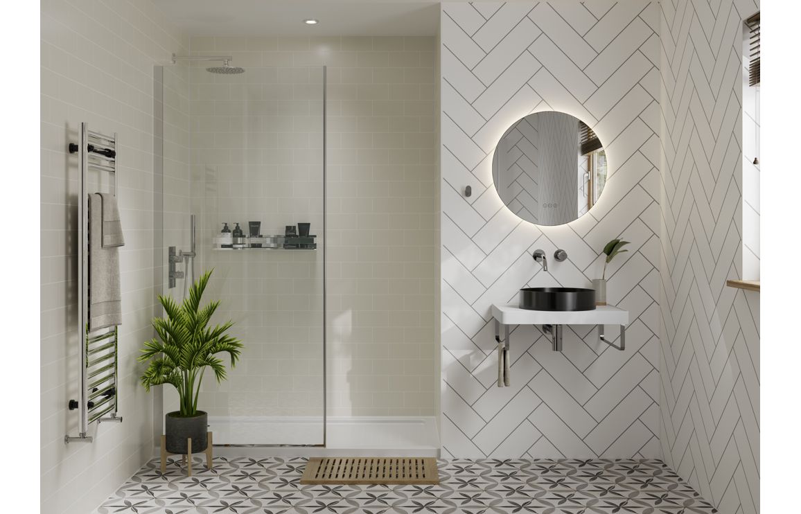 Abode Euphoria 225x225x8mm Circular Showerhead - Chrome