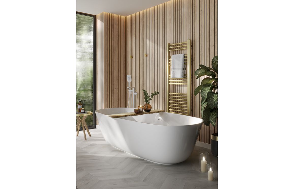 Abode Uno Robe Hook - Brushed Brass