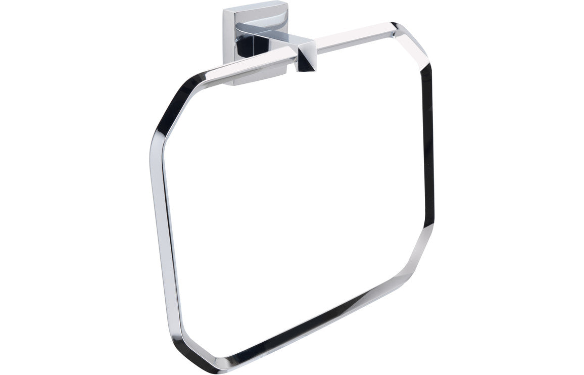 EMERALD Towel Ring - Chrome