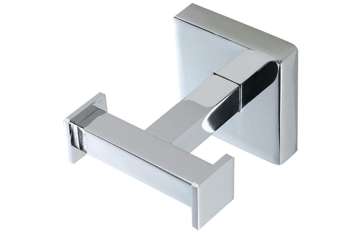 BERYL Double Robe Hook - Chrome