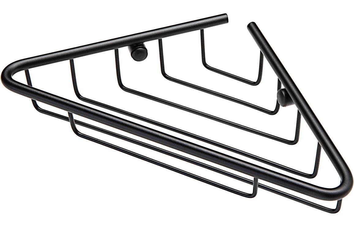ONYX 1-Tier Corner Shower Caddy - Black
