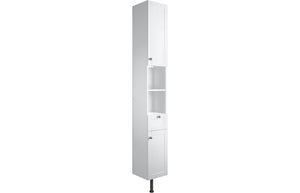 CARRICK 300mm 2 Door Tall Unit - Satin White Ash
