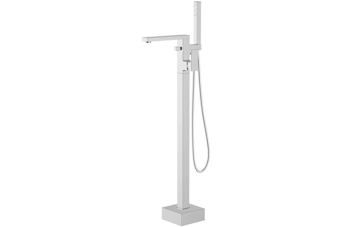 SCAPA Floor Standing Bath/Shower Mixer - Chrome